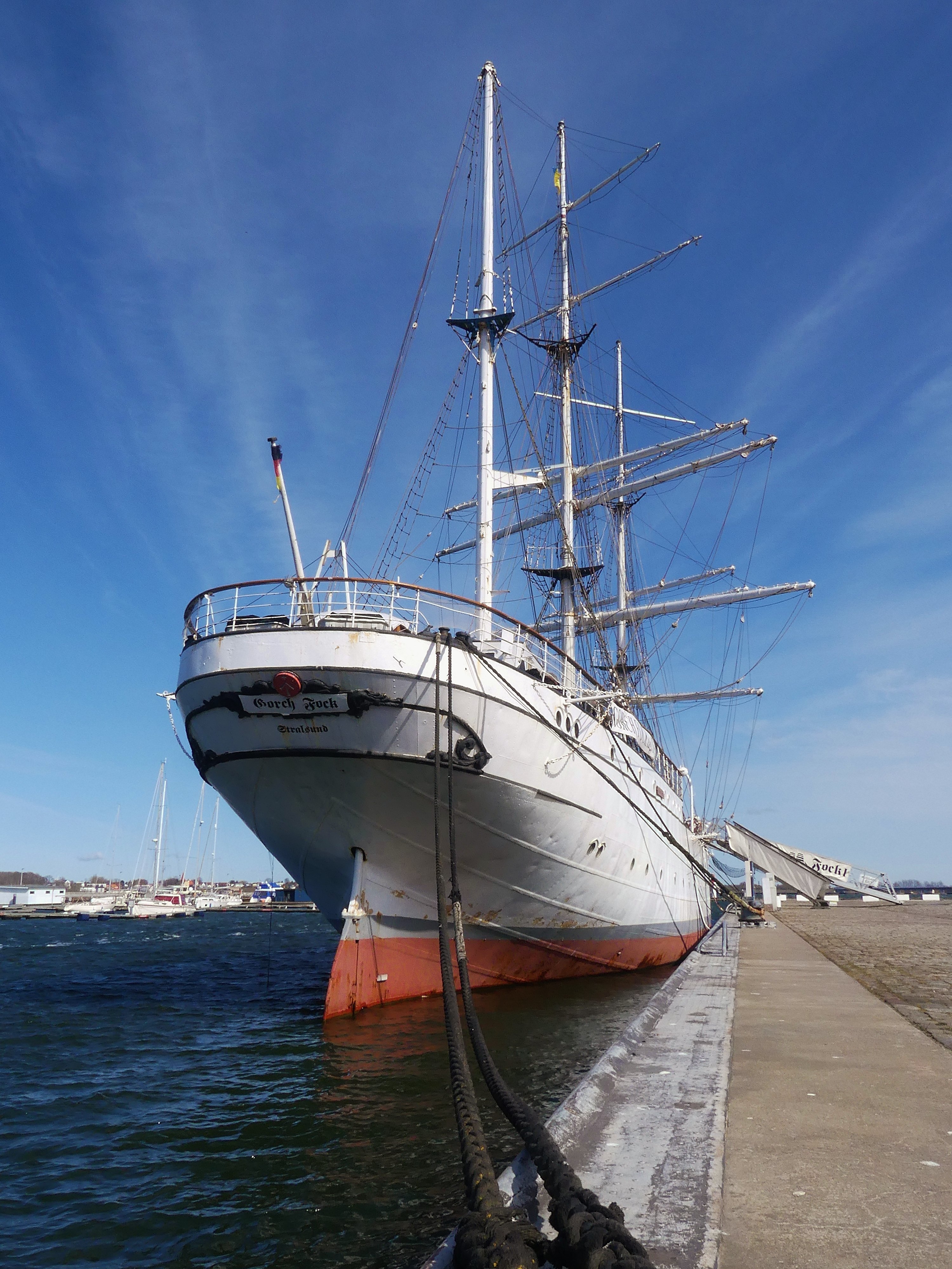 Gorch Fock in Stralsund