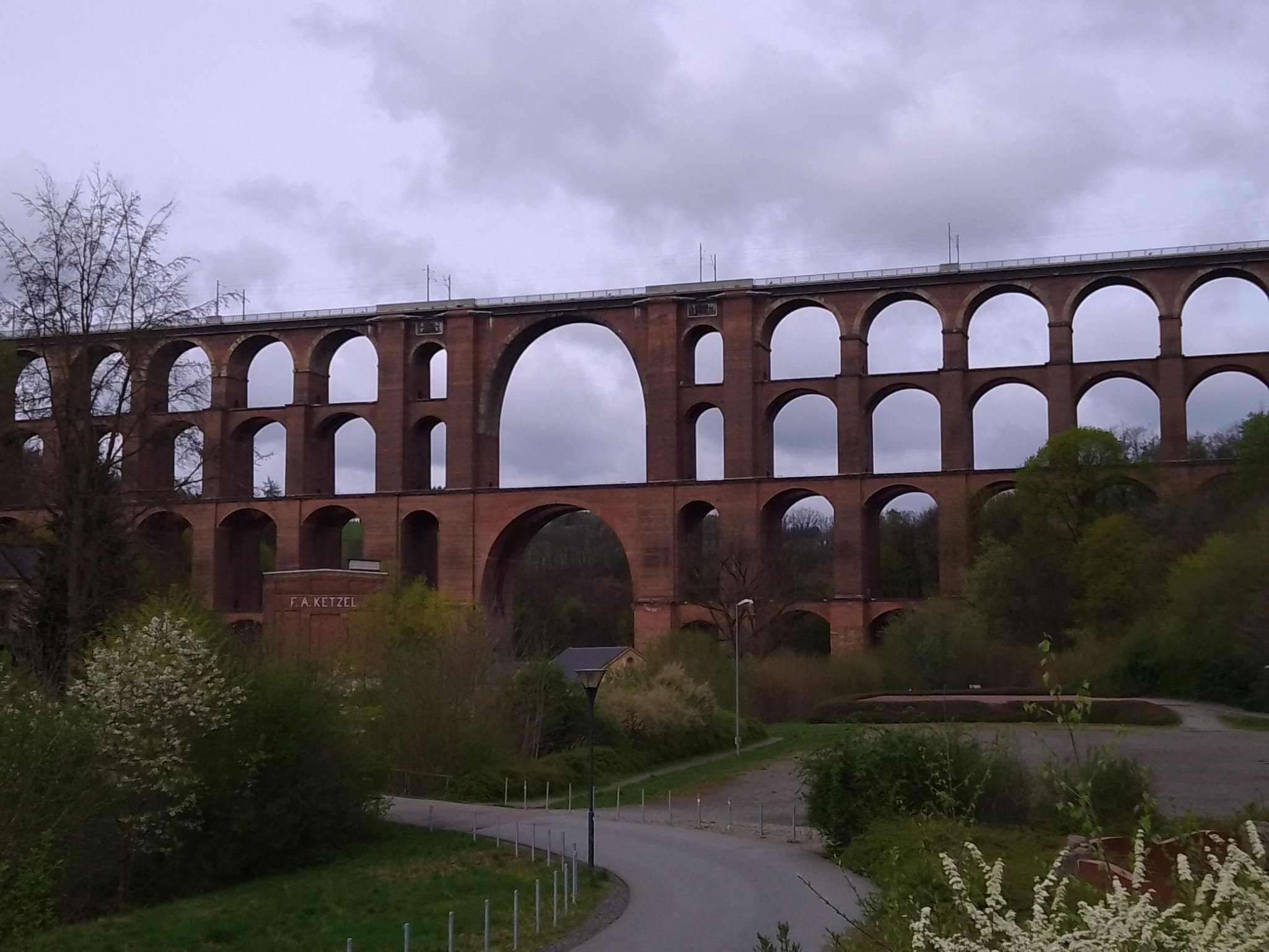 Göltzschtalbrücke am 10.04.2024